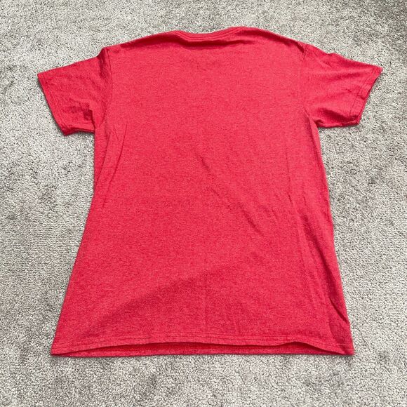 Disney Lion King Hakuna Matata T-Shirt Womens Small Red Crew Neck Graphic Tee - Picture 2 of 8